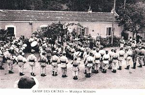 CAMP DES CHENES - BLIDA - GORGES CHIFFA - MUSIQUE MILITAIRE